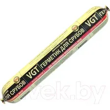 Герметик акриловый VGT Для срубов (900г, белый)