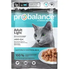 ProBalance Консервированный корм Adult Light для малоподвижных кошек 85 г