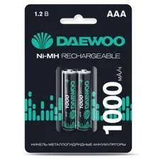 DAEWOO HR03-1000-2BL 1000МАЧ NI-MH BL-2