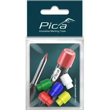 Набор сменных колпачков для строительного карандаша Pica Dry Longlife / 55801