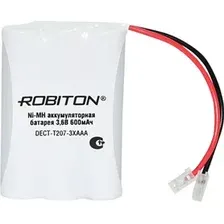 Аккумулятор Robiton DECT-T207-3XAAA 600 mAh 1 шт.