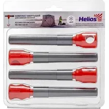 Набор колышков для палатки Helios Комплект ввертышей HS-ISA-GO-4