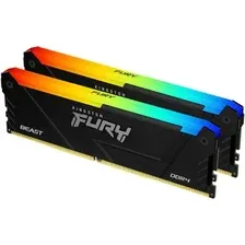 Оперативная память Kingston FURY Beast RGB 2x16ГБ DDR4 3600МГц KF436C18BB2AK2/32