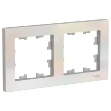 Рамка 2-постовая ATLASDESIGN жемчуг арт. ATN000402