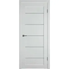 Дверь межкомнатная Emalex E27 ДО 80x200 (White Cloud/Steel)