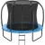Батут GetActive Jump PRO 8FT с лестницей и внутренней сеткой (синий)