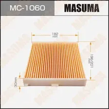 Салонный фильтр MASUMA MC-1060 HONDA Jazz 1.2/1.4 02,SUZUKI SX4 07