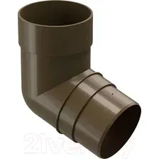 Колено трубы водосточной Docke Premium 72 градуса (шоколад)