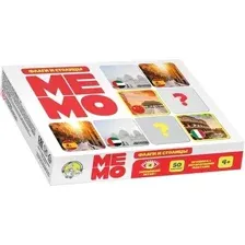 Настольная игра Десятое королевство Мемо. Флаги и столицы 03596