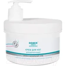 Крем для ног Domix Green Дезодорирующий с серебром и маслом чайного дерева (500мл)