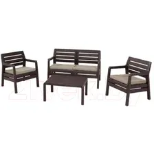 Комплект садовой мебели Keter Delano Set / 236022 (коричневый)
