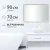 Зеркало Saniteco LED OBF 4b 9070 s-1 700х900 / 11125067