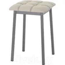 Табурет AMC Comfort 7К4.3 (кожзам бежевый/графит)