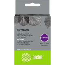 Картридж CACTUS CS-TZES251 (аналог Brother TZES251)