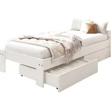 Односпальная кровать EcoWood Денвер-2 с ящиками 80х180 / ECO.001.00057.80-180.101SE