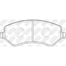 Тормозные колодки дисковые передняя ось NIBK PN0058