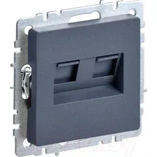 Розетка IEK Brite BR-K20-2-K35 (маренго)
