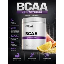 BCAA Fitmax BCAA+Citrulline (лимон, 300 г)