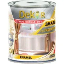 Эмаль Dekor Для радиаторов отопления (0.8кг, алкид)