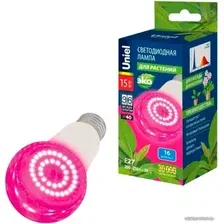 Светодиодная лампочка Uniel LED-A60-15W/SPSB/E27/CL PLP30WH UL-00010107
