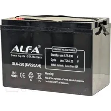 Аккумулятор лодочный ALFA battery SL6-220 (220 А/ч)
