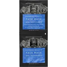 APIVITA Набор масок для лица Express Sea Lavender (2x8 мл)