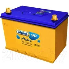 Автомобильный аккумулятор AKOM Asia Евро СТ-90VL (90 А/ч)