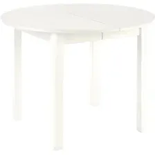 Кухонный стол Halmar Ringo 102-142/102 (белый)