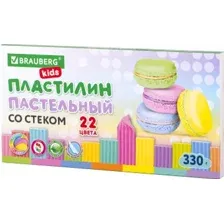 Пластилин BRAUBERG Kids 106682 (22 цвета)
