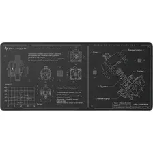 Коврик для стола Дарк Проджект MD3a Aquamarine Black