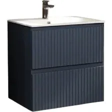 TERMINUS Тумба с умывальником Ватикан 60x62x45 с 2 ящиками VAT10602703101O (серый шелк)