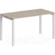 Письменный стол Norden 120x70x75 / SG.204.OL.63.WH (дуб светлый/белый)