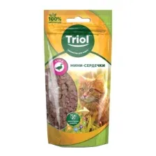 Лакомство для кошек Triol Мини-сердечки из утки / 20171023 (40г)