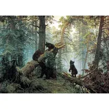 Картина Stamprint Утро в сосновом лесу И. И. Шишкин PT023 (50x70)