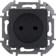 Розетка Legrand Inspiria 673733 (антрацит)