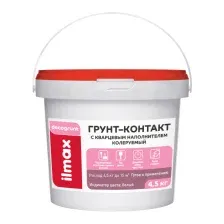Акриловая грунтовка ilmax Decorgrunt Грунт-контакт колеруемая НВ П 1 ПС 4.5 кг
