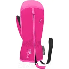 Варежки лыжные Reusch Ben / 6285408-3329 (р-р 4, Mitten Fuchsia Purple/Knockout Pink)