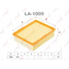 Фильтр воздушный LYNXAUTO LA-1009