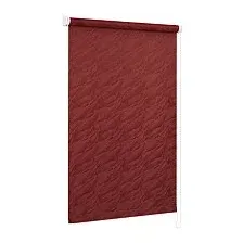 Рулонные шторы Delfa Сантайм Жаккард Веда СРШ-01М 899 (81x170, бордовый)