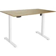 Стол с регулировкой высоты ErgoSmart Electric Desk Slim 1200х650х18 мм (дуб натуральный/белый)