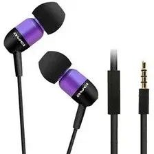 Наушники Awei Capsule Q8i (черный/фиолетовый)