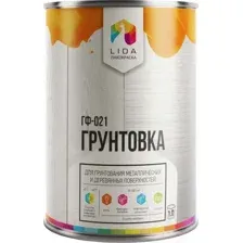 Грунтовка Lida ГФ-021 (1кг, красно-коричневый)