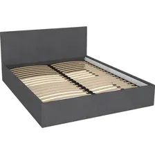 Двуспальная кровать МДК Диана Grafit КР1-GR1600 160x200