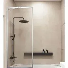 Стеклянная шторка для ванны Veconi 90x150 PL85-90-01-C7 (стекло прозрачное/хром)