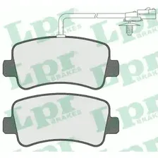 Тормозные колодки дисковые задняя ось LPR 05P1578
