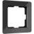 Рамка для выключателей и розеток Werkel Acrylic W0012708 (черный)