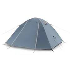 Кемпинговая палатка Naturehike P-Series NH18Z022-P 210T/65D (серый/голубой)