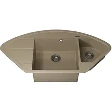 Кухонная мойка Uperwood Quartz Premium UPD-06-02 (бежевая)