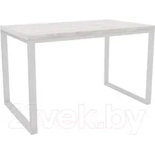 Письменный стол Hype Mebel Чикаго 110x50 (белый/древесина белая)
