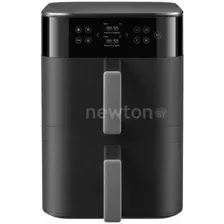 Аэрогриль (аэрофритюрница) Xiaomi Smart Double Stack Air Fryer 12L MAF-DS1201 (евровилка, черный)